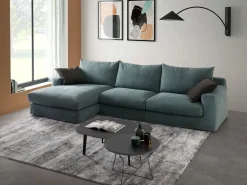 Diotti.com Divano Con penisola Strip outlet in Offerta Outlet a 1890€- Divani