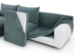 Diotti.com Divano Con penisola Strip outlet in Offerta Outlet a 1890€- Divani