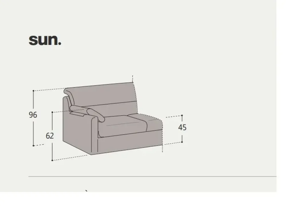 Divano con penisola Sun ad un prezzo vantaggioso^Samoa Hot