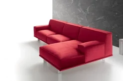 Divano con penisola tessuto in poliuretano a prezzo Outlet^Felis Online