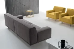 Divano con penisola tessuto in poliuretano a prezzo Outlet^Felis Online