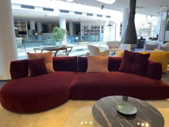 Desirèe Divano Con penisola tessuto modello Ethia di- Divani