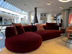 Desirèe Divano Con penisola tessuto modello Ethia di- Divani