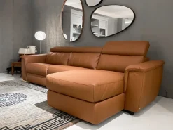 Clearance Divano con penisola Washington in Pelle a 3863€ Divani