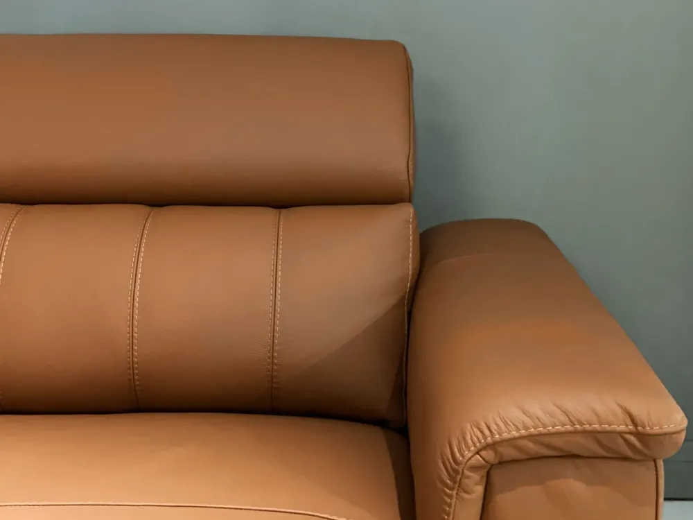 Clearance Divano con penisola Washington in Pelle a 3863€ Divani