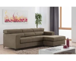 Divano con penisola Zeus in Tessuto a 1390€^Artigianale Online