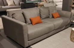 Divano cox by domingo salotti tessuto in misto piuma   a prezzo Outlet^Artigianale Clearance