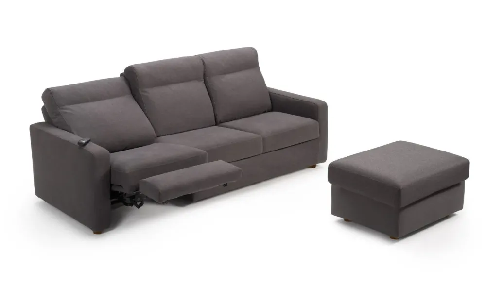 Excò Divano da 3 posti modello Divano mod.denise con meccanismo-relax elettrico in promo-sconto del 50% di scontato- Divani