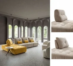 Online Divano da 4 posti modello Byron di scontato Divani