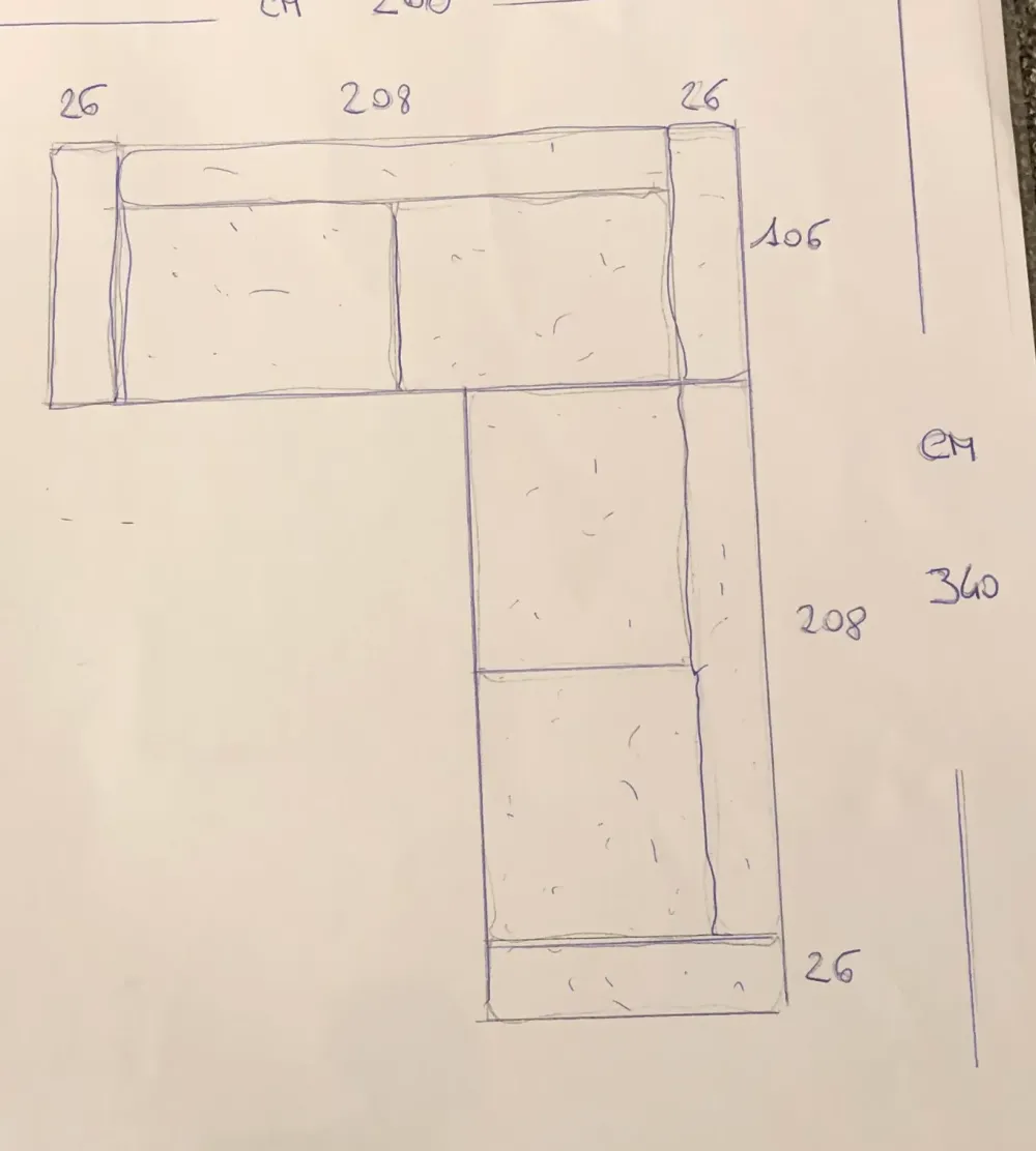 Ditre Italia Divano da 5 posti modello Urban di scontato- Divani