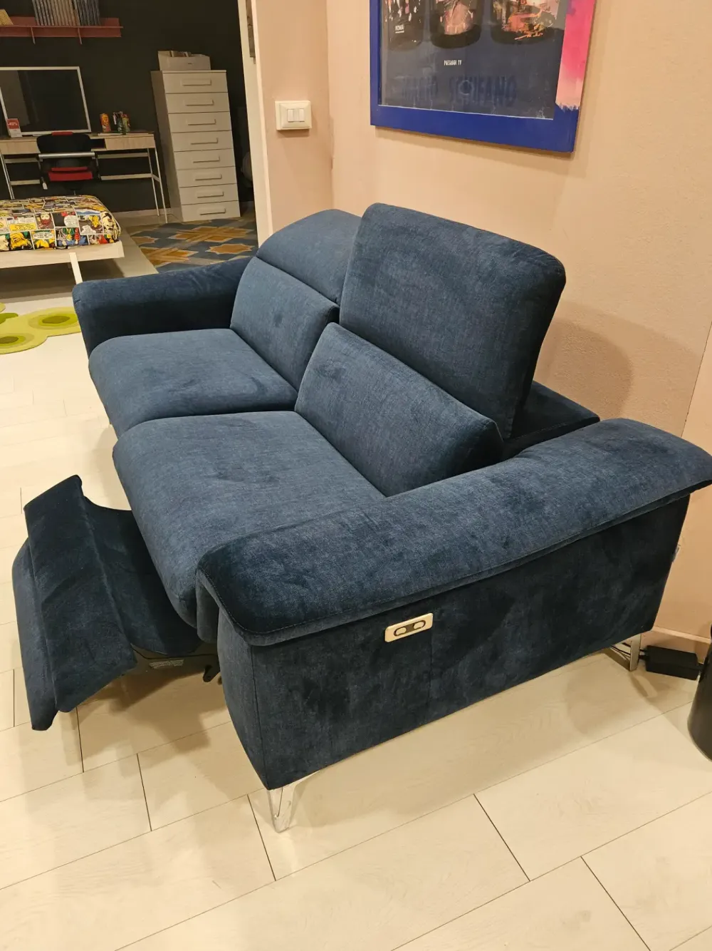 Divano da 2 posti modello Divano modello vittoria di scontato^Artigianale New