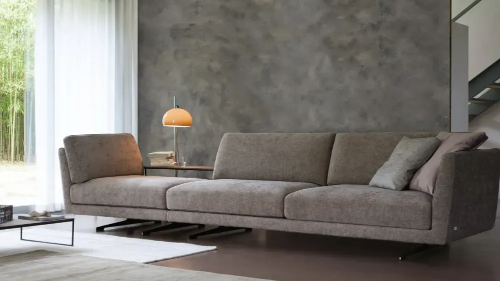 Online Divano da 5 posti modello Gregory di scontato Divani