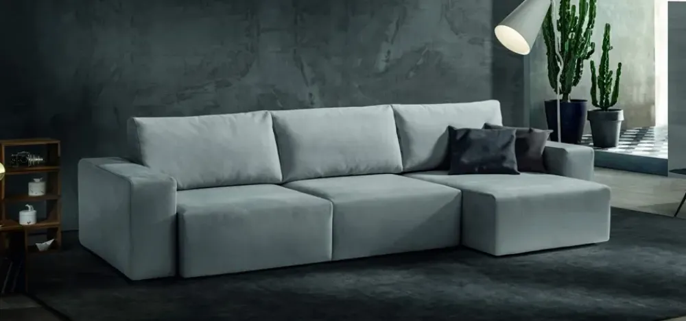 New Divano da 3 posti modello Divano mod.samuel con sedute estraibili scontato del 50% di scontato Divani