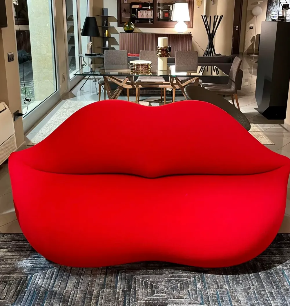 Discount Divano da 3 posti modello bocca limited di scontato Divani