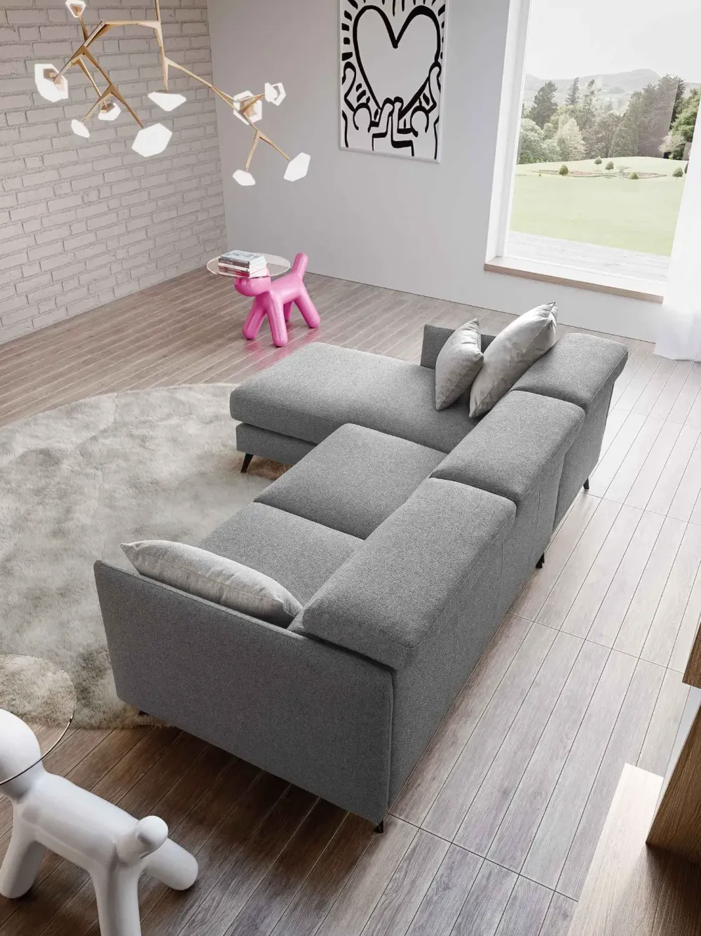 Le Comfort Divano da 3 posti modello Vanessa di scontato- Divani