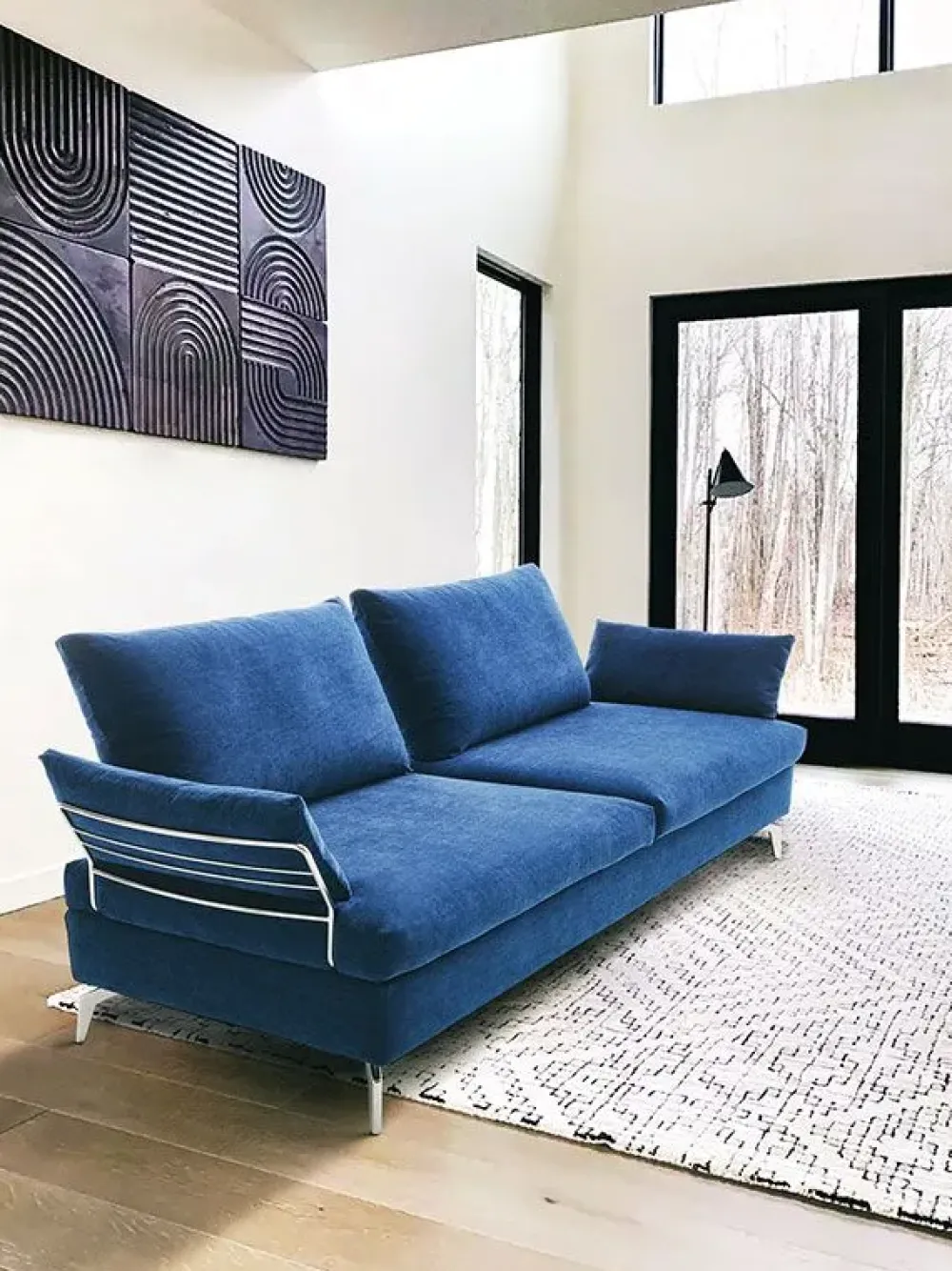 Sale Divano da 3 posti modello Divano componibile in fibralatex di scontato Divani