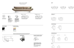 Divano da 3 posti modello Gauguin di scontato^Rosini Clearance