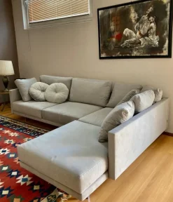 Online Divano da 3 posti modello Slim new di scontato Divani