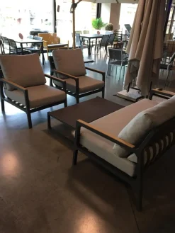 Bizzotto Divano da giardino Molokai antracite con un ribasso esclusivo- Divani Da Giardino