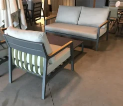 Bizzotto Divano da giardino Molokai antracite con un ribasso esclusivo- Divani Da Giardino