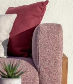 Talenti Divano da giardino outdoor Cleo teak sofa  cm 230  ecru'  A PREZZI OUTLET- Divani Da Giardino