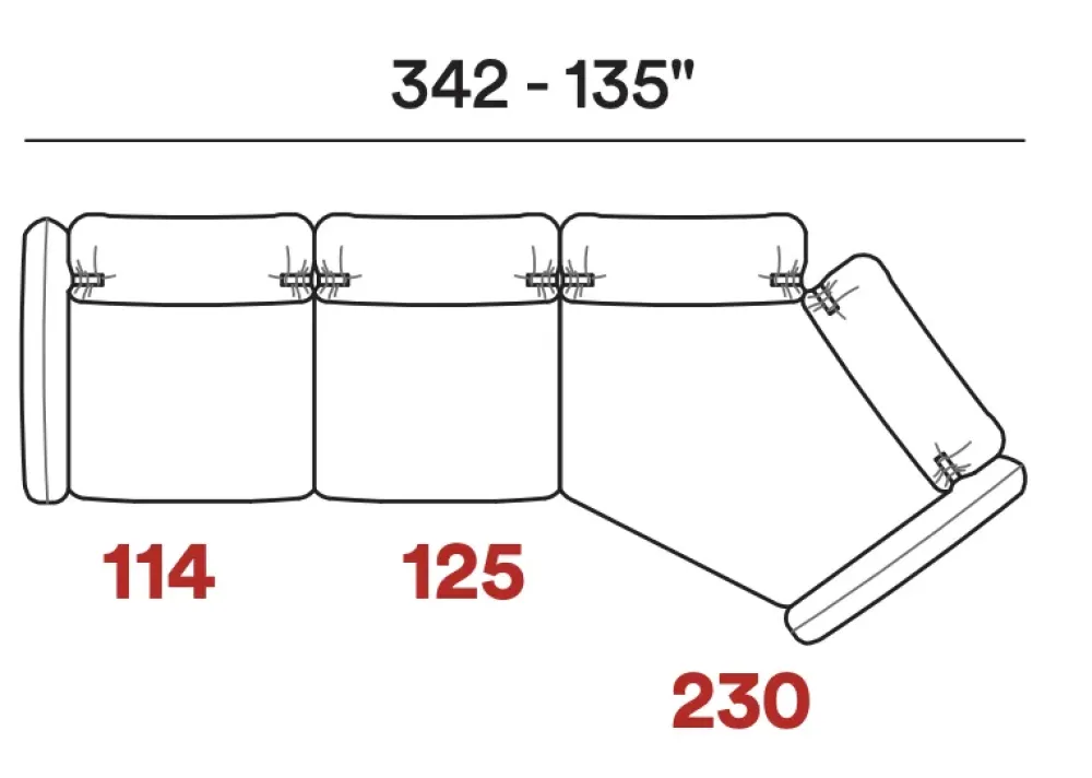 Divano Dea di in stile design in Offerta Outlet^Max Divani Online
