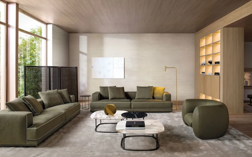 Divano Design Augusto con 3 posti a prezzo riservato^Molteni & C Hot