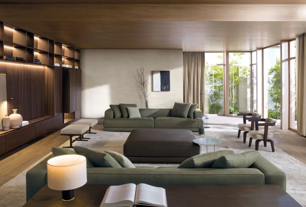 Divano Design Augusto con 3 posti a prezzo riservato^Molteni & C Hot