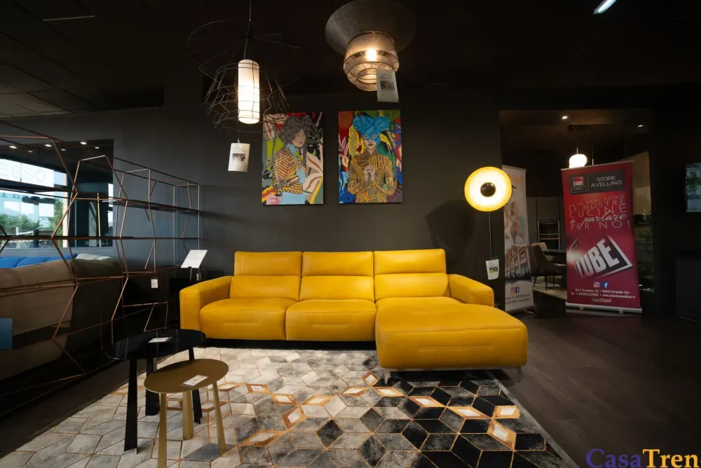 Divano design pelle Bertè di con sconto del - 50%^Franco Ferri Sale