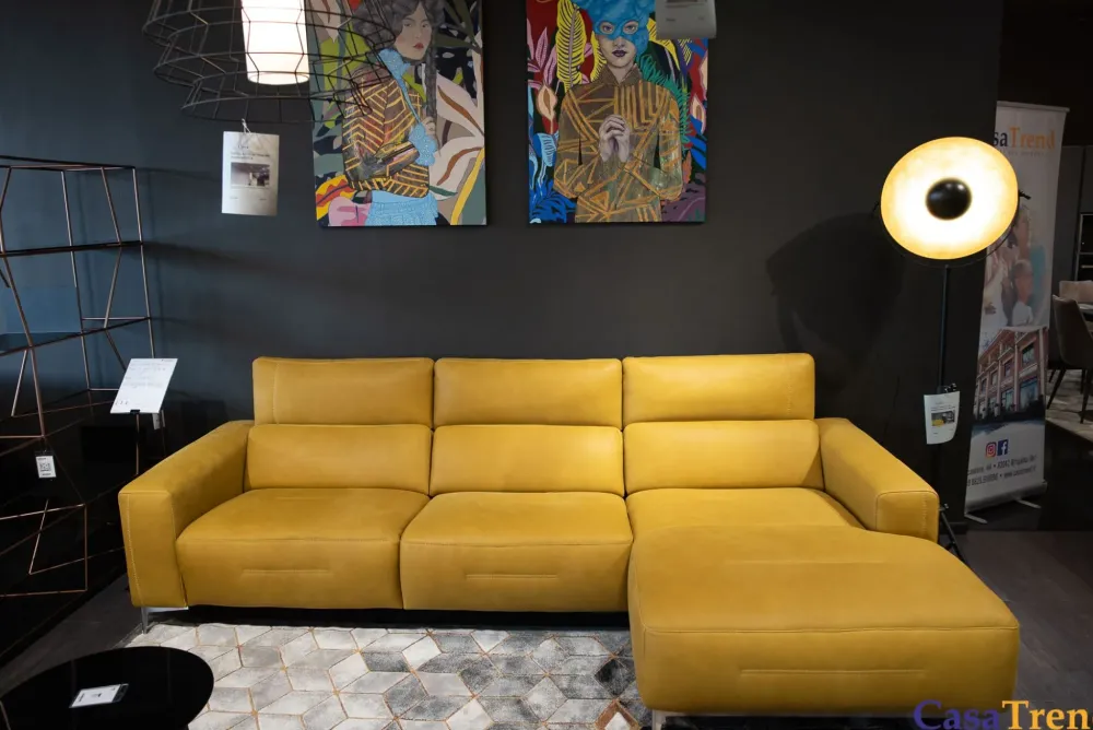 Divano design pelle Bertè di con sconto del - 50%^Franco Ferri Sale