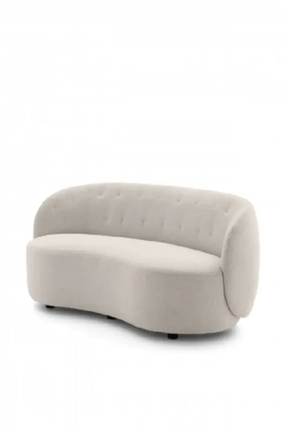 Artigianale Divano design tessuto Divano 3 posti curvo moby di con sconto del - 23%- Divani