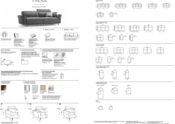 Divano design tessuto Firenze di con sconto del - 30%^Rosini New