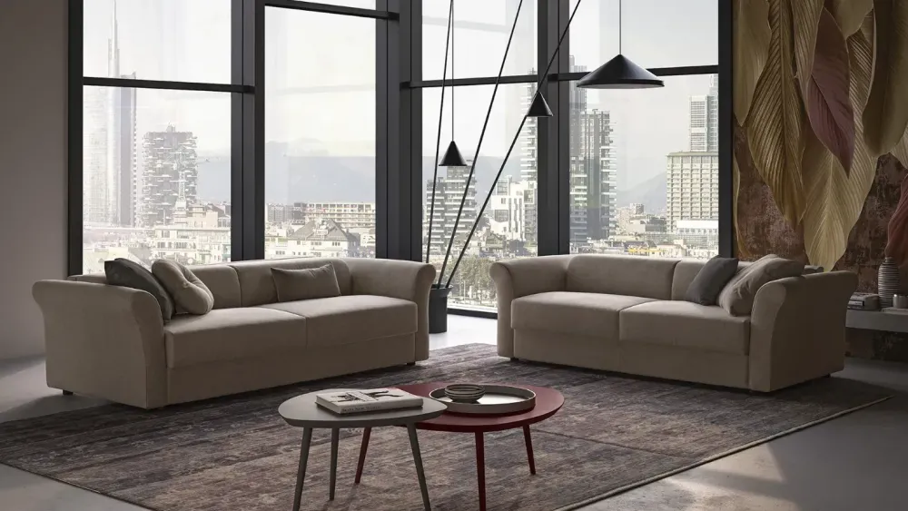 Divano Design Tolomeo, 2 posti, prezzo riservato. Perf. per architetti.^Doimo Salotti Sale