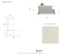 Divano Simposio divano ad angolo con chaise longue PREZZI OUTLET sconto 25%^DHome Hot