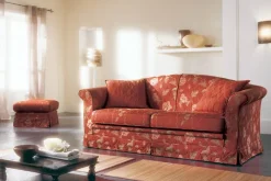 Pandolfi Divano Divano a 3 posti mod.greta rivestito in tessuto operato in promo-sconto del 40% : con uno SCONTO ESCLUSIVO del 40%- Divani