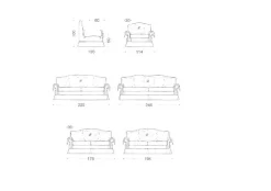 Md work Divano Divano a coppia 2 posti  : con uno SCONTO ESCLUSIVO del 41%- Divani