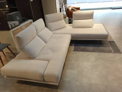 Outlet Divano Divano italia boero in Tessuto sfoderabile  di scontato 58% Divani