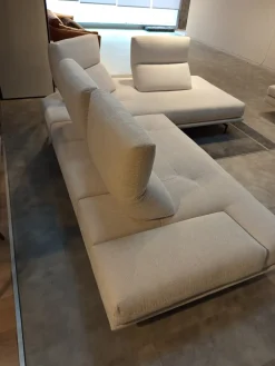 Outlet Divano Divano italia boero in Tessuto sfoderabile  di scontato 58% Divani