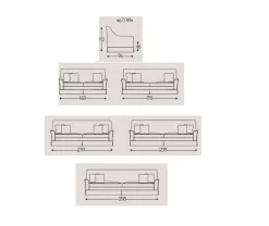 Divano Divano capri cotnone a PREZZO OUTLET scontato del 50%^Md work