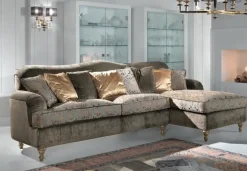 Divano Divano con penisola plutone 49 luxury made in italy di in stile classico a prezzo scontato^Md work New