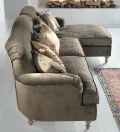 Divano Divano con penisola plutone 49 luxury made in italy di in stile classico a prezzo scontato^Md work New