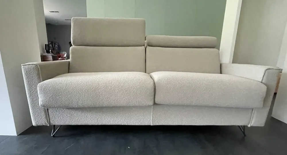 Divano Divano con poggiatesta reclinabile di in stile design in Offerta Outlet^ZR