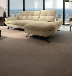 Mobilificio Bellutti Divano Divano extro con penisola : con uno SCONTO ESCLUSIVO del 43%- Divani