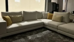 Artigianale Divano Divano in tessuto italiano monder in Tessuto sfoderabile di scontato 44%- Divani