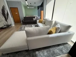 Artigianale Divano Divano in tessuto italiano monder in Tessuto sfoderabile di scontato 44%- Divani