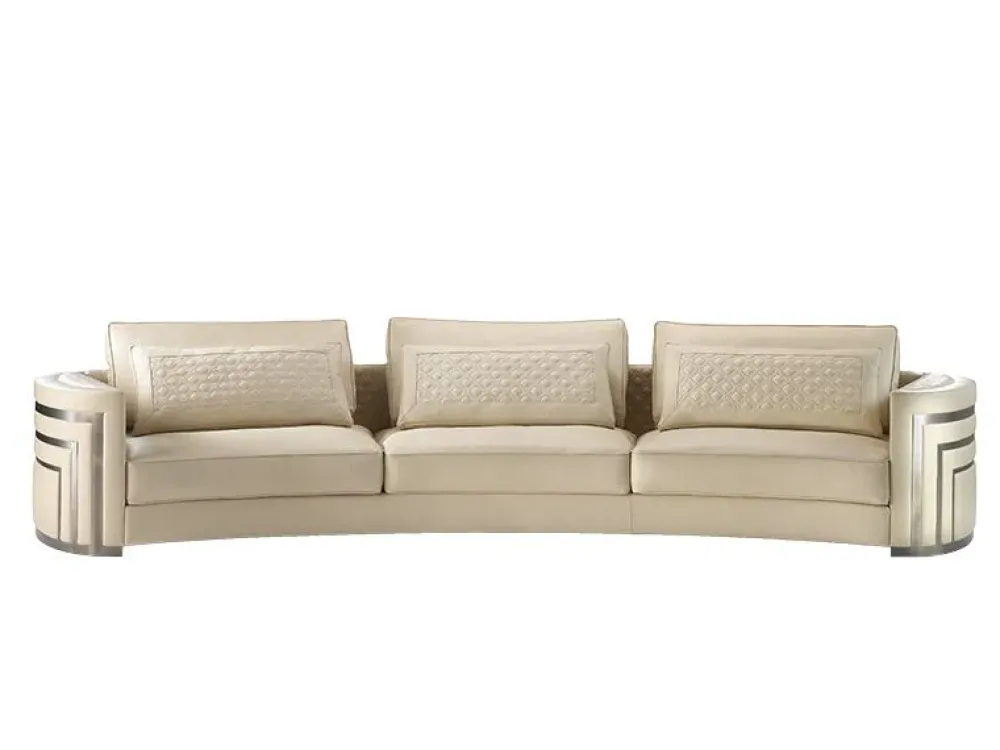 Outlet Divano Divano luxury in teknonabuk ad un prezzo vantaggioso Divani