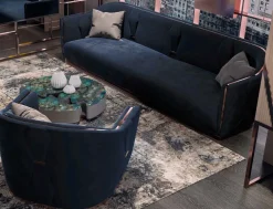 Divano Divano luxury velluto acciaio a prezzi outlet^Md work Discount