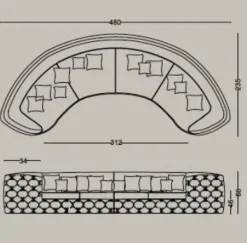 Divano Divano luxury velutto cotone maxi ad un prezzo imperdibile^Md work New
