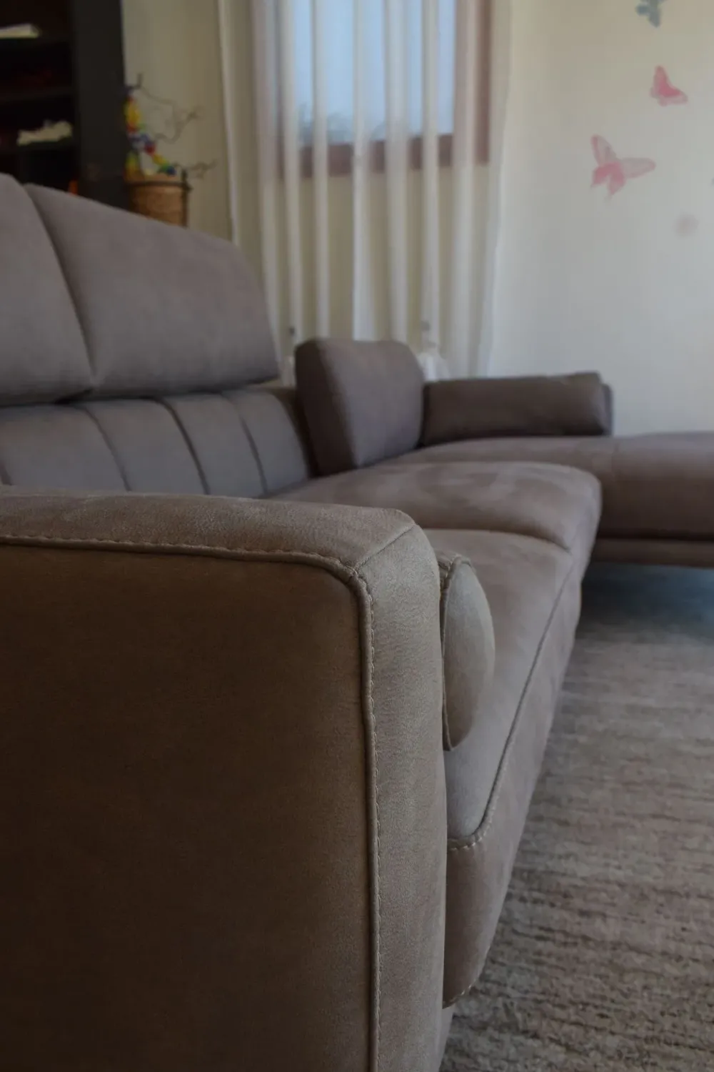 Egoitaliano Divano Divano masù microfibra in poliuretano a prezzo Outlet- Divani