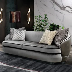 Best Divano Divano memory velluto luxury italia in Tessuto non sfoderabile  di scontato 45% Divani